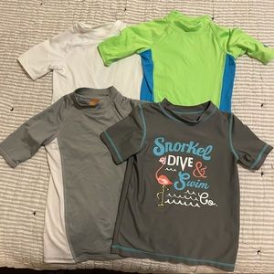 Lots of boys swim tops swimming shirts 4/5/XXS